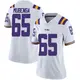 White Limited Women's Paul Mubenga LSU Tigers Football College Jersey