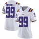 White Limited Women's Sydir Mitchell LSU Tigers Football College Jersey