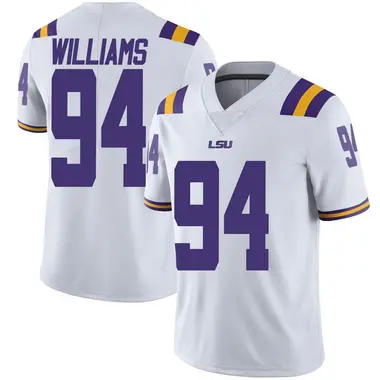 White Limited Youth Zion Williams LSU Tigers Football College Jersey